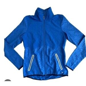 Champion Performax Jacket Zip Up Duofold Warm CTRL Blue Reflective Womens Large